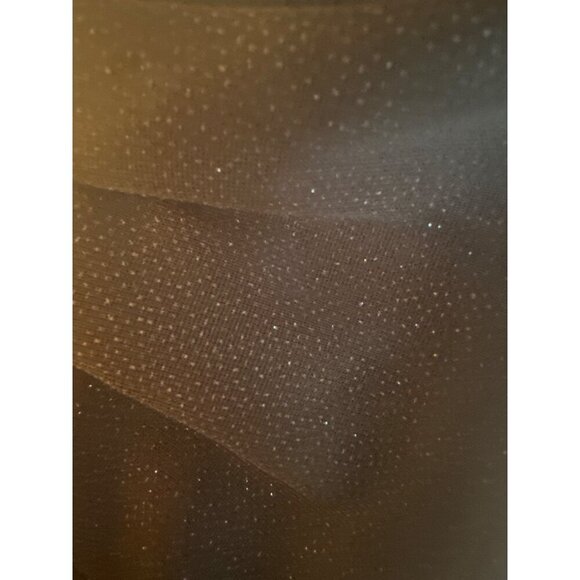 Vintage La Regale Black SparkleEvening Bag Chain Strap Pleated Design - Picture 5 of 5